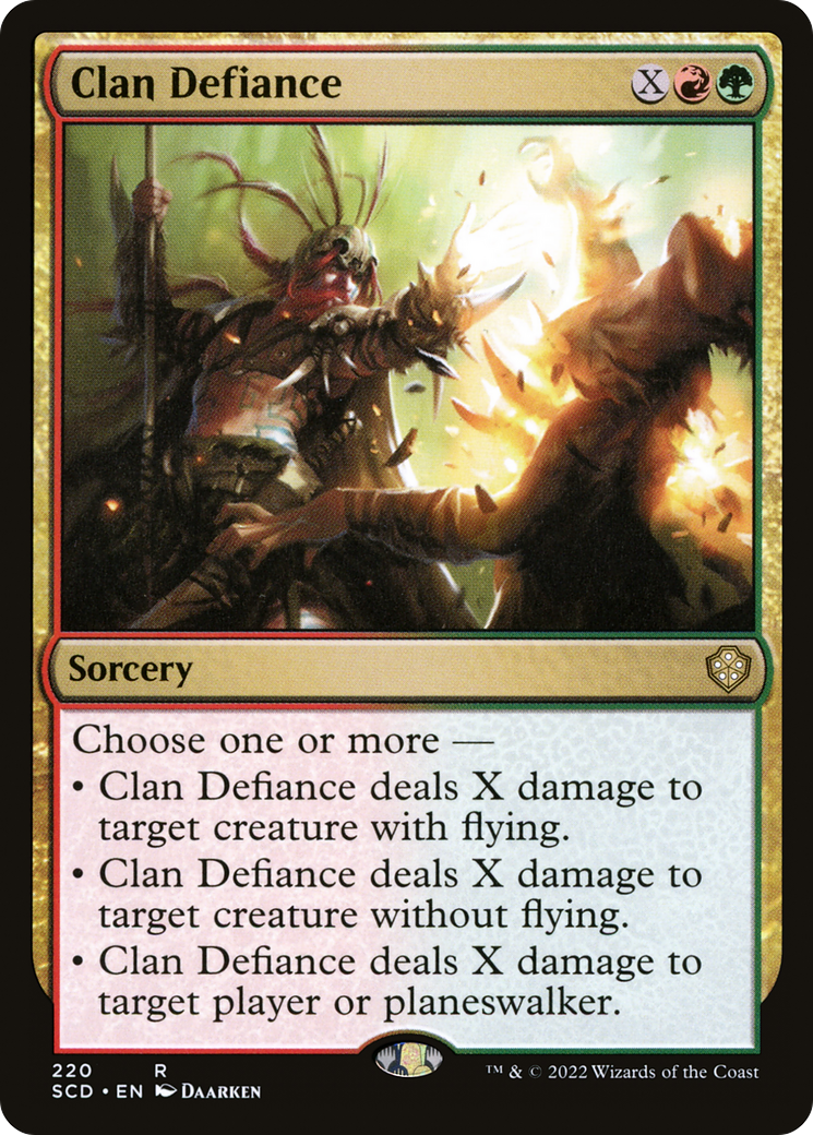 Clan Defiance [Starter Commander Decks] | Grognard Games