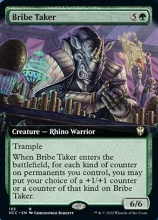 Bribe Taker (Extended Art) [Streets of New Capenna Commander] | Grognard Games