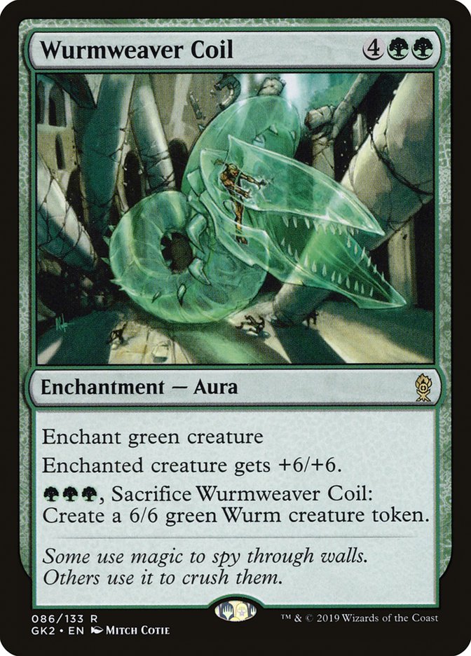 Wurmweaver Coil [Ravnica Allegiance Guild Kit] | Grognard Games