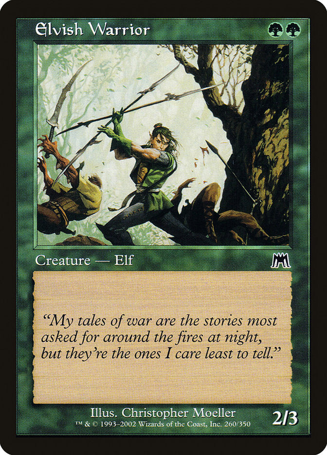 Elvish Warrior [Onslaught] | Grognard Games