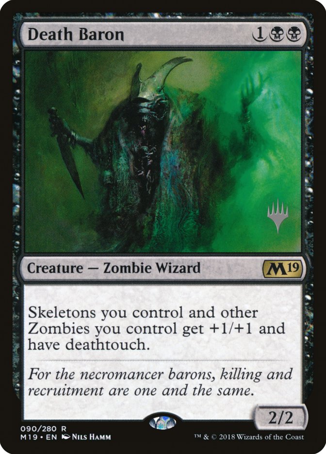 Death Baron (Promo Pack) [Core Set 2019 Promos] | Grognard Games