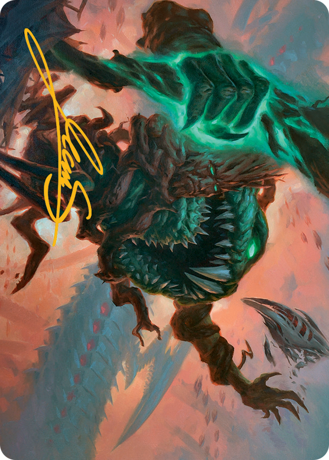 Yargle and Multani Art Card (Gold-Stamped Signature) [March of the Machine Art Series] | Grognard Games