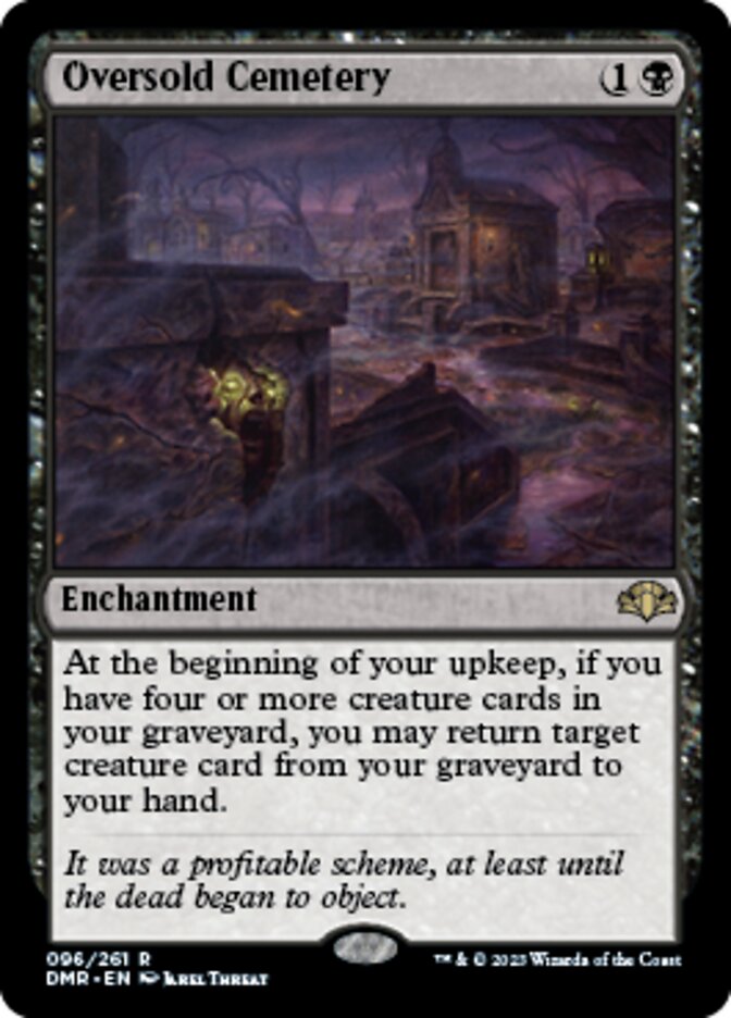 Oversold Cemetery [Dominaria Remastered] | Grognard Games