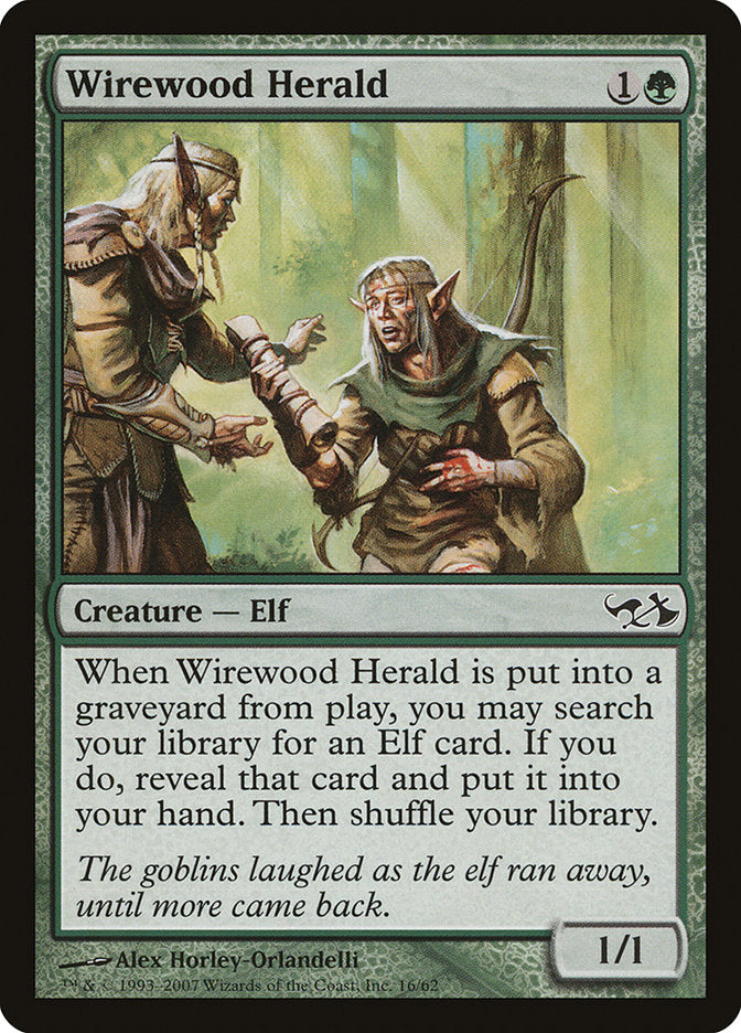 Wirewood Herald [Duel Decks: Elves vs. Goblins] | Grognard Games