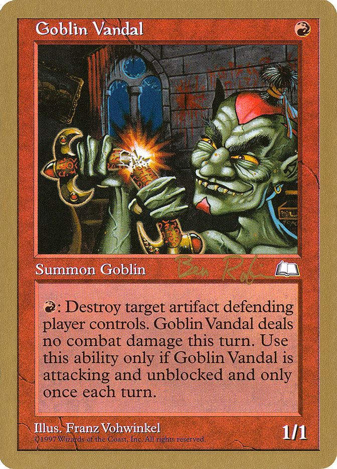 Goblin Vandal (Ben Rubin) [World Championship Decks 1998] | Grognard Games