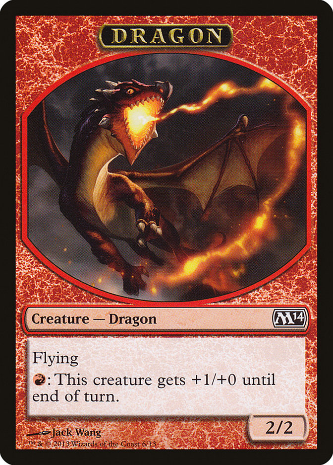 Dragon [Magic 2014 Tokens] | Grognard Games
