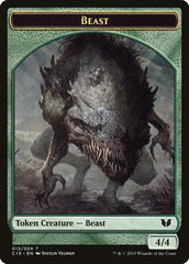 Beast // Snake (017) Double-Sided Token [Commander 2015 Tokens] | Grognard Games