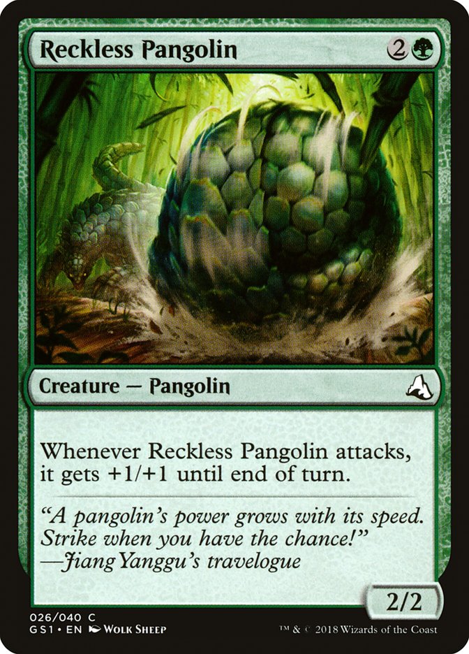 Reckless Pangolin [Global Series Jiang Yanggu & Mu Yanling] | Grognard Games