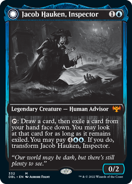 Jacob Hauken, Inspector // Hauken's Insight [Innistrad: Double Feature] | Grognard Games