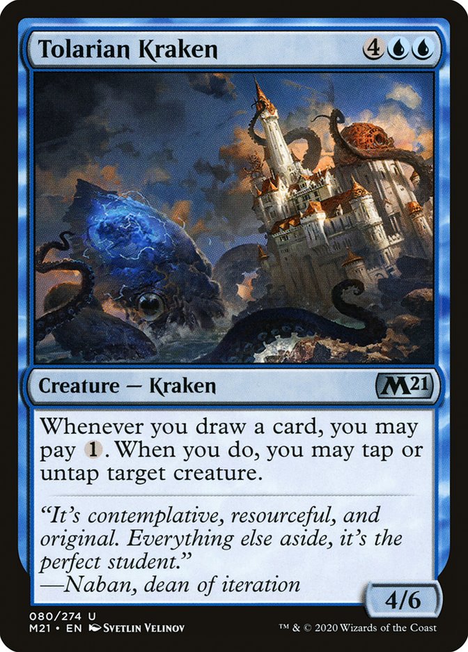 Tolarian Kraken [Core Set 2021] | Grognard Games