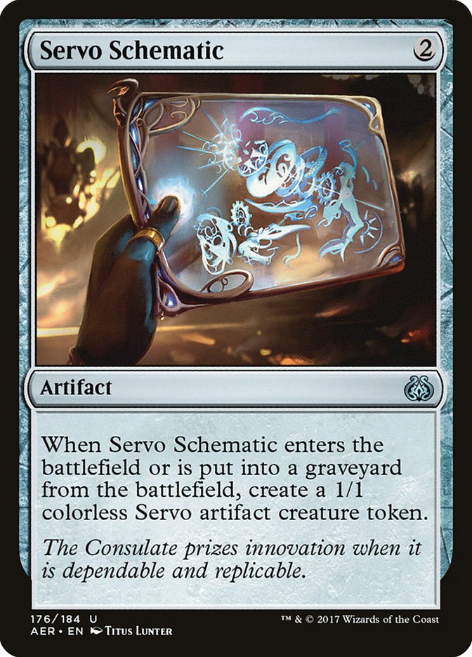 Servo Schematic [Aether Revolt] | Grognard Games