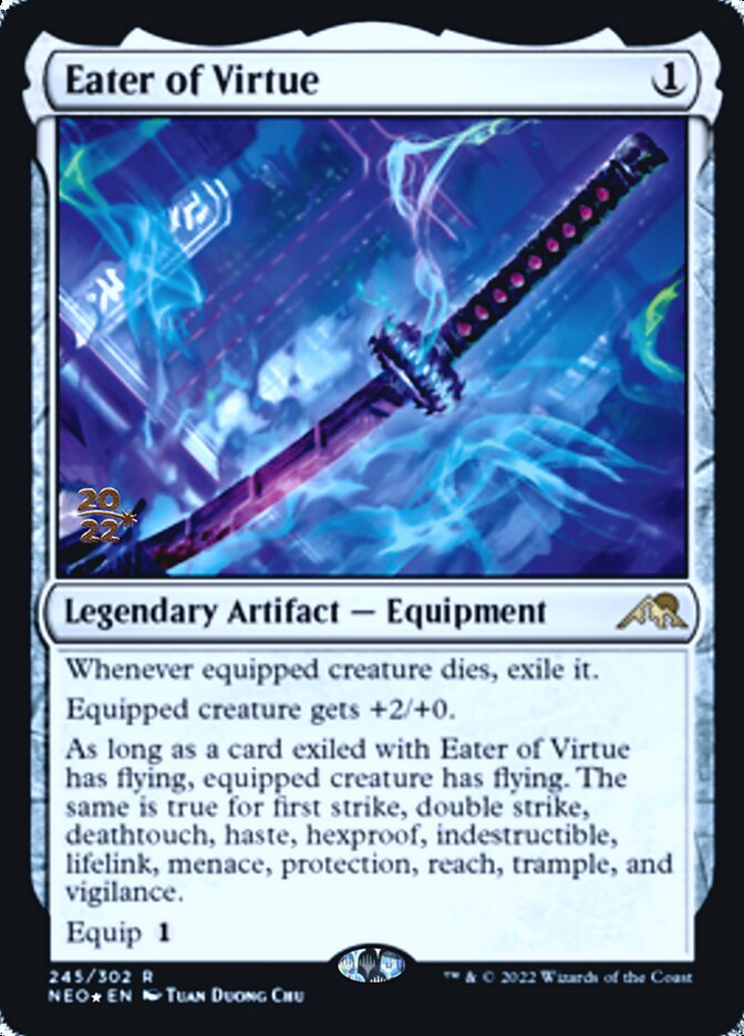 Eater of Virtue [Kamigawa: Neon Dynasty Prerelease Promos] | Grognard Games