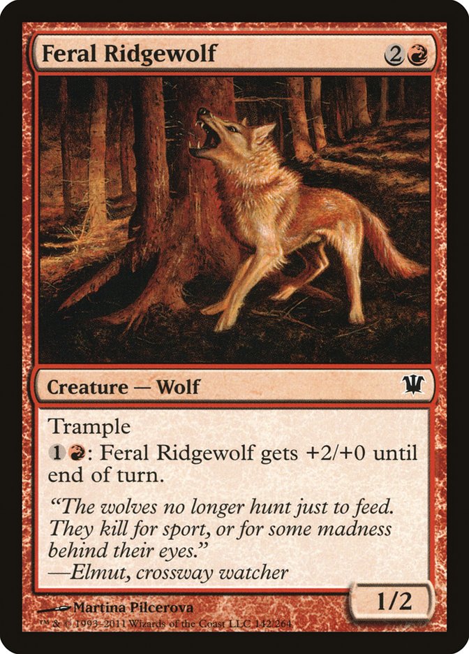 Feral Ridgewolf [Innistrad] | Grognard Games