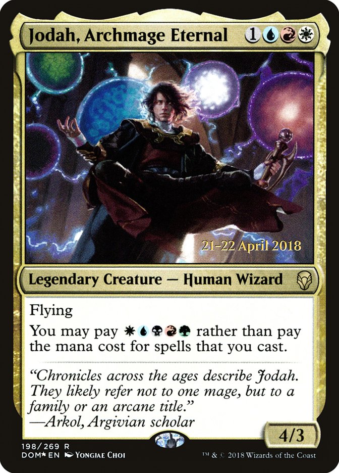 Jodah, Archmage Eternal  [Dominaria Prerelease Promos] | Grognard Games