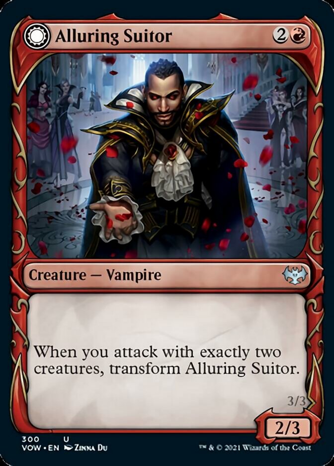 Alluring Suitor // Deadly Dancer (Showcase Fang Frame) [Innistrad: Crimson Vow] | Grognard Games