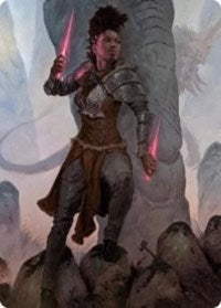 Kaya the Inexorable Art Card [Kaldheim: Art Series] | Grognard Games