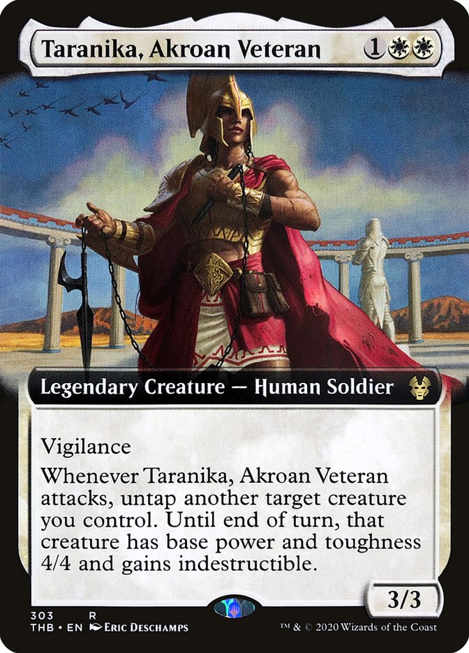 Taranika, Akroan Veteran (Extended) [Theros Beyond Death] | Grognard Games