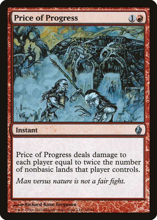 Price of Progress [Premium Deck Series: Fire and Lightning] | Grognard Games