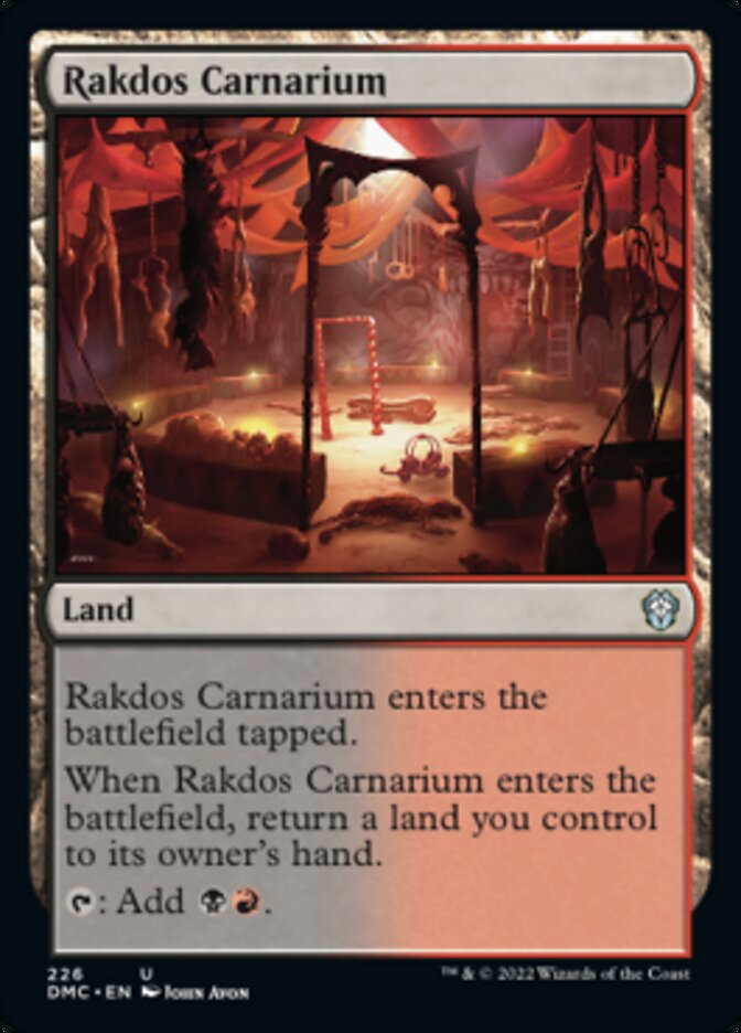 Rakdos Carnarium [Dominaria United Commander] | Grognard Games