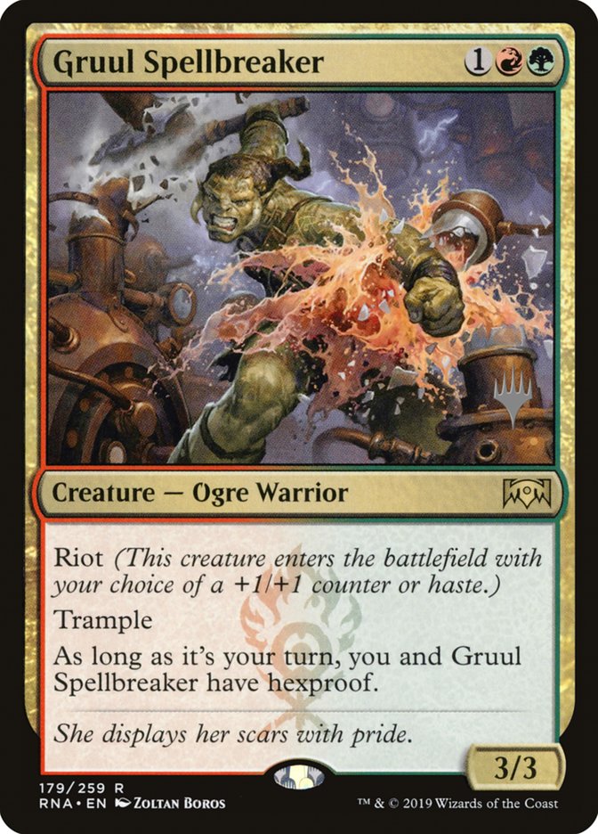 Gruul Spellbreaker (Promo Pack) [Ravnica Allegiance Promos] | Grognard Games