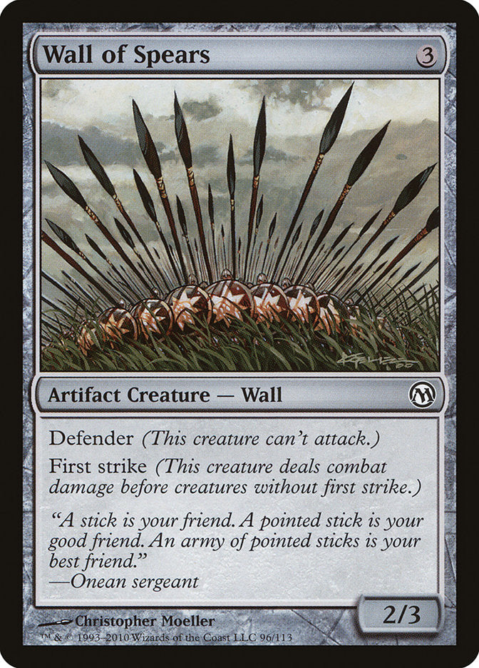 Wall of Spears [Duels of the Planeswalkers] | Grognard Games