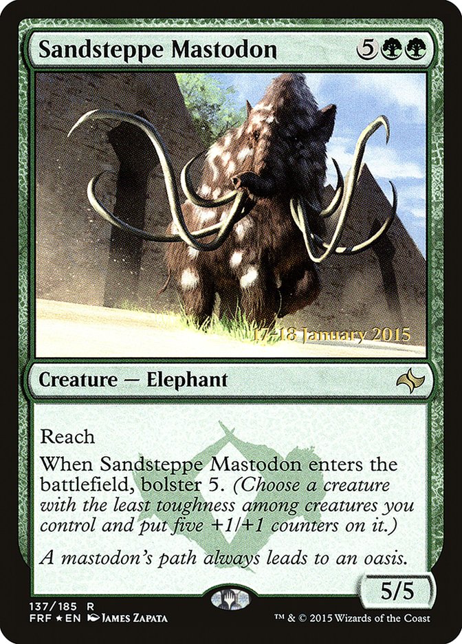 Sandsteppe Mastodon  [Fate Reforged Prerelease Promos] | Grognard Games