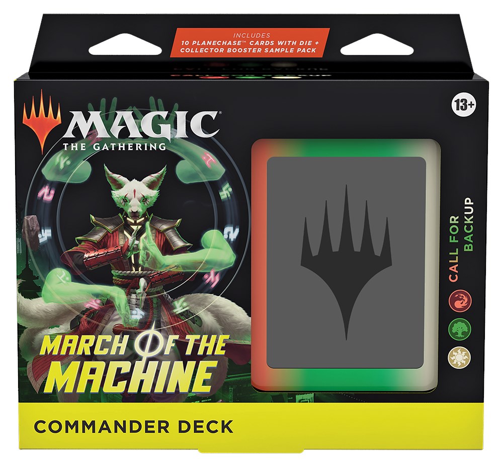 March of the Machine - Commander Deck (Call For Backup) | Grognard Games
