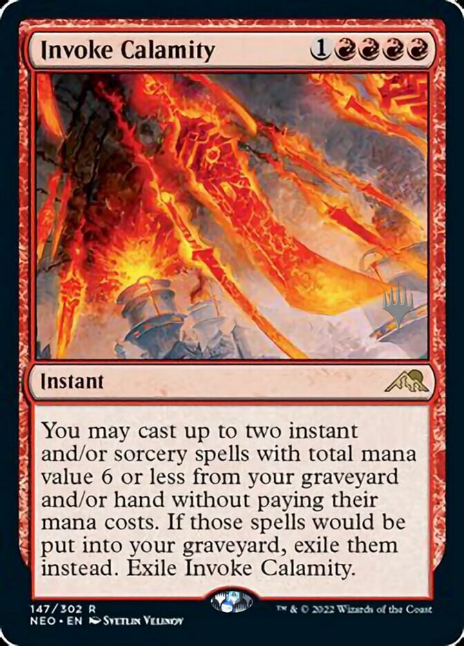 Invoke Calamity (Promo Pack) [Kamigawa: Neon Dynasty Promos] | Grognard Games