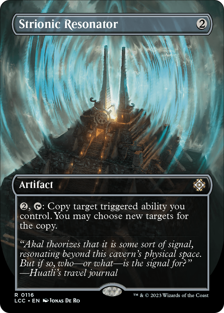 Strionic Resonator (Borderless) [The Lost Caverns of Ixalan Commander] | Grognard Games