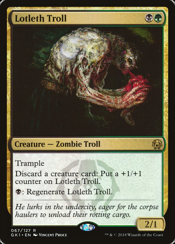 Lotleth Troll [Guilds of Ravnica Guild Kit] | Grognard Games