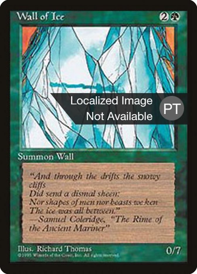 Wall of Ice [Fourth Edition (Foreign Black Border)] | Grognard Games