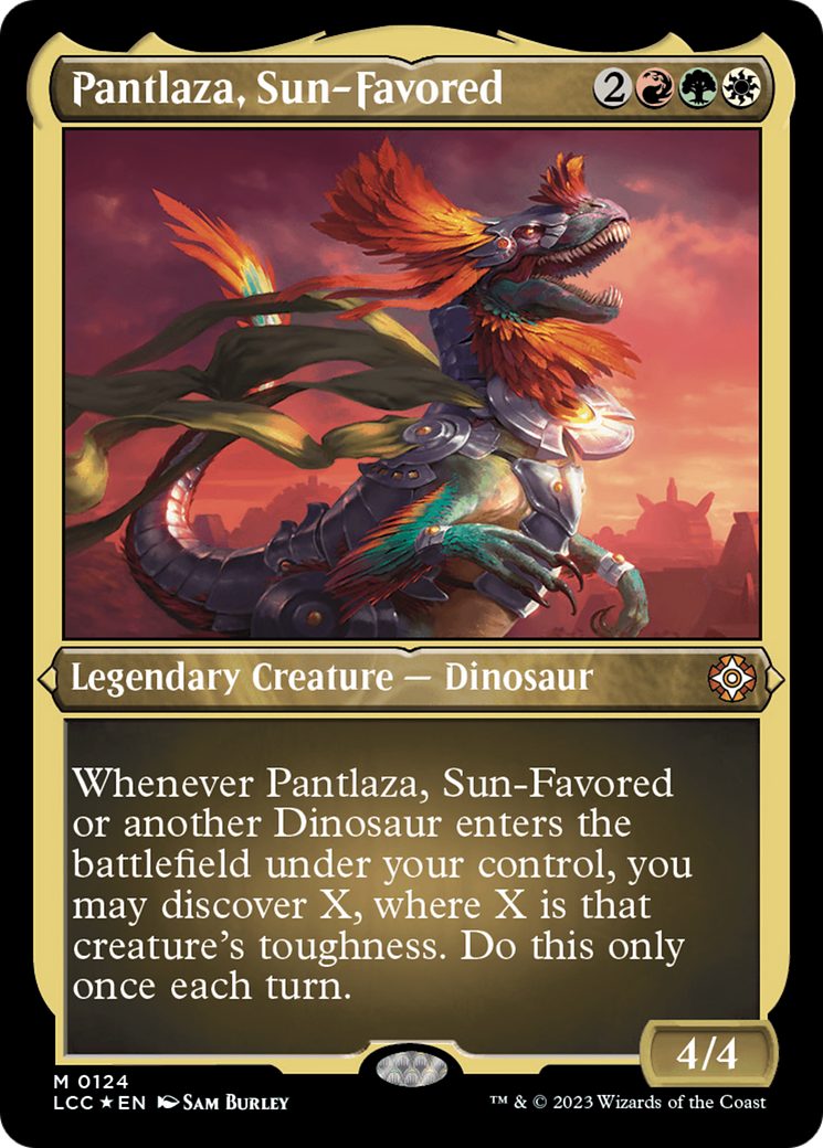 Pantlaza, Sun-Favored (Display Commander) [The Lost Caverns of Ixalan Commander] | Grognard Games