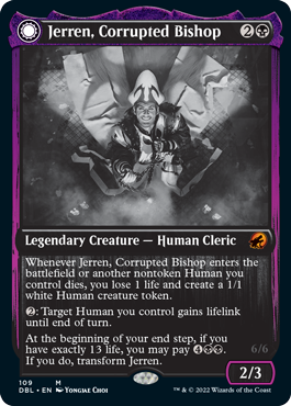 Jerren, Corrupted Bishop // Ormendahl, the Corrupted [Innistrad: Double Feature] | Grognard Games