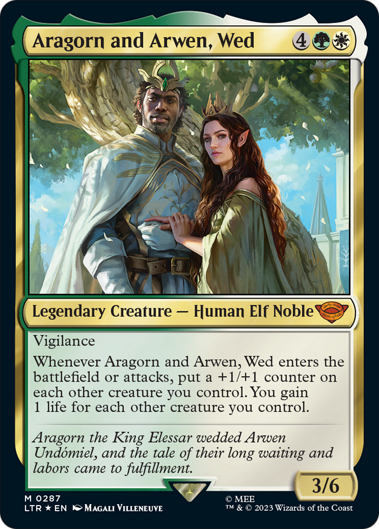Aragorn and Arwen, Wed [The Lord of the Rings: Tales of Middle-Earth] | Grognard Games