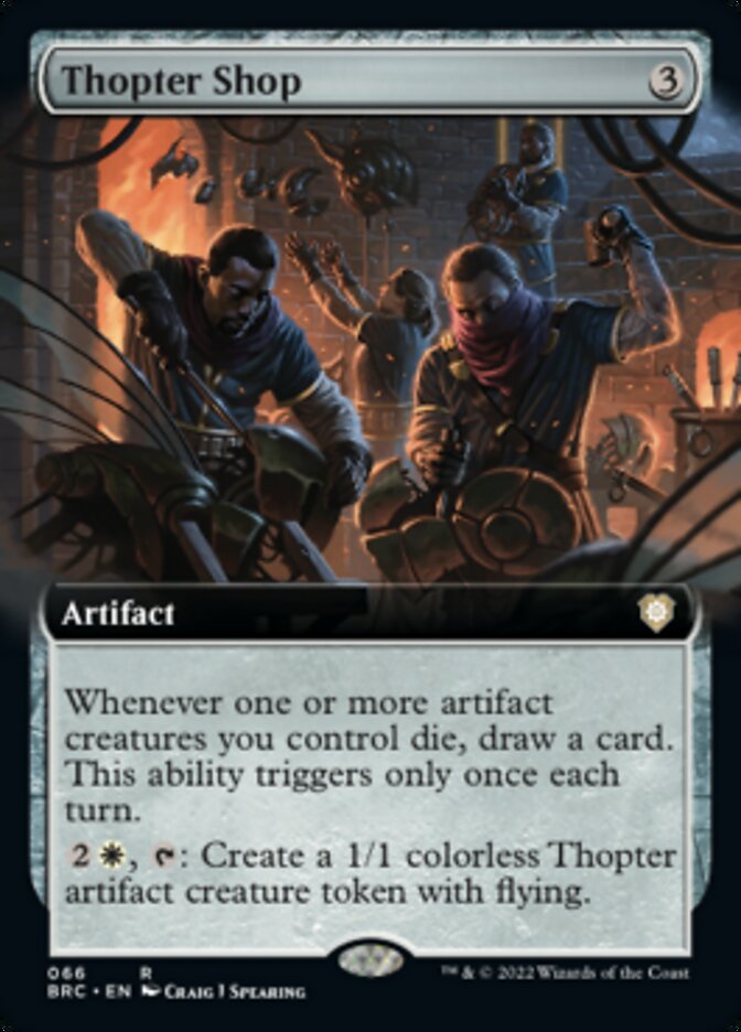 Thopter Shop (Extended Art) [The Brothers' War Commander] | Grognard Games