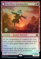 Reckless Stormseeker // Storm-Charged Slasher [Innistrad: Midnight Hunt Prerelease Promos] | Grognard Games