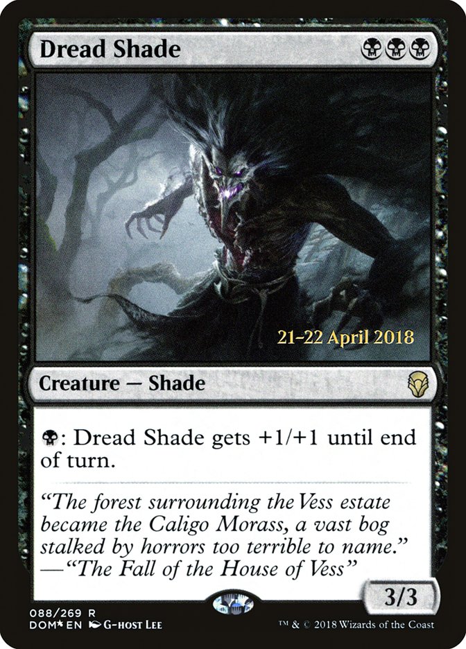Dread Shade  [Dominaria Prerelease Promos] | Grognard Games