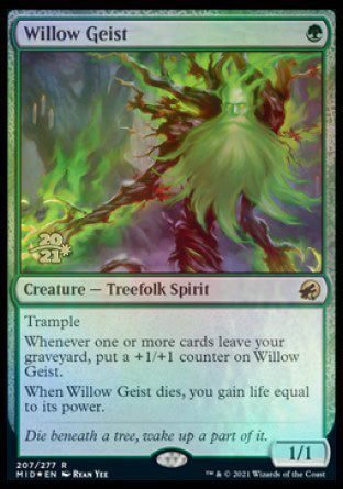 Willow Geist [Innistrad: Midnight Hunt Prerelease Promos] | Grognard Games