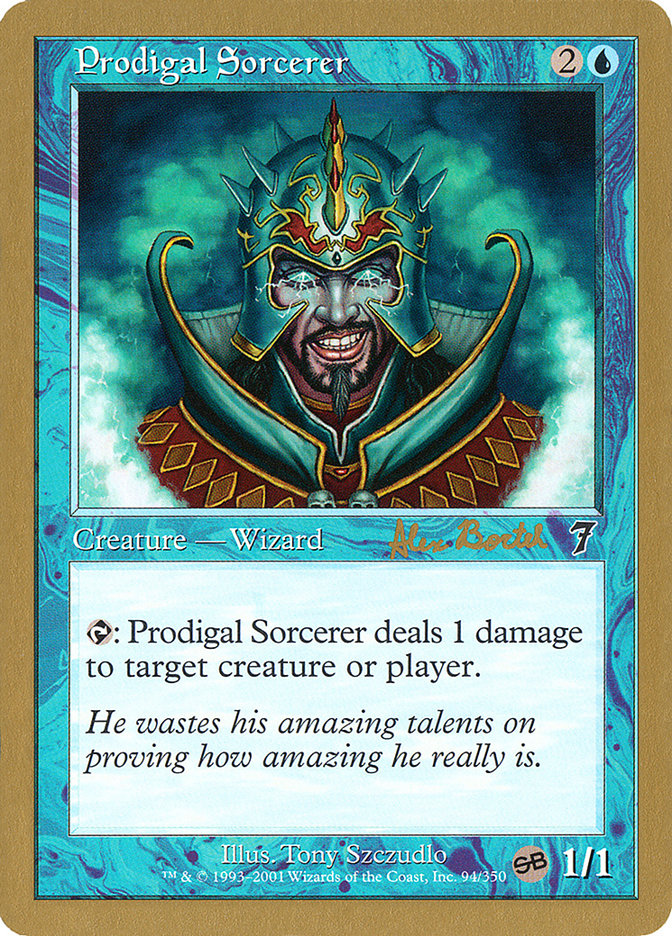 Prodigal Sorcerer (Alex Borteh) (SB) [World Championship Decks 2001] | Grognard Games