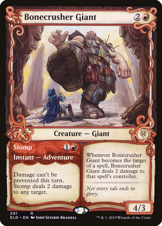 Bonecrusher Giant // Stomp (Showcase) [Throne of Eldraine] | Grognard Games