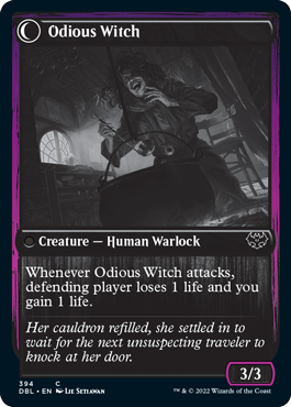 Ragged Recluse // Odious Witch [Innistrad: Double Feature] | Grognard Games