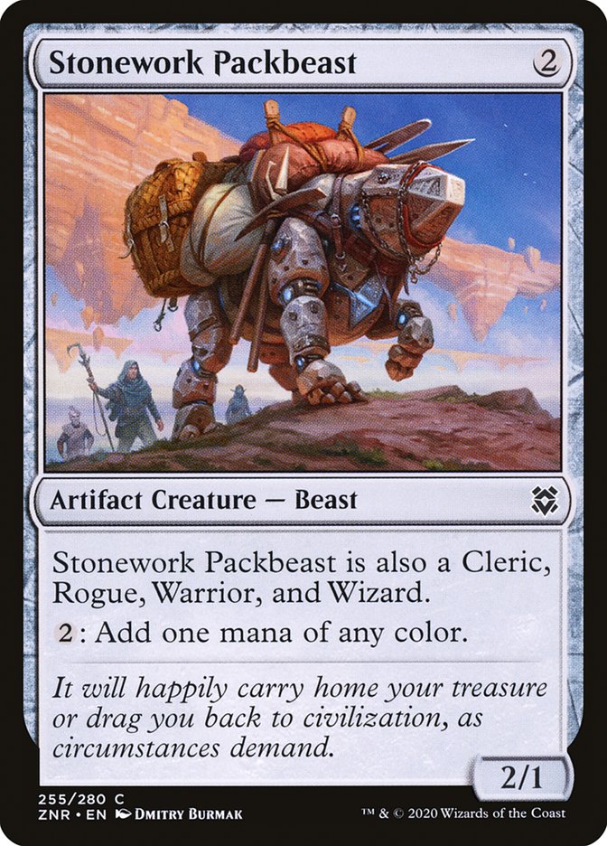 Stonework Packbeast [Zendikar Rising] | Grognard Games