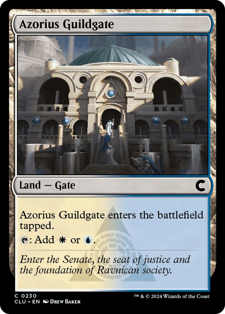 Azorius Guildgate [Ravnica: Clue Edition] | Grognard Games