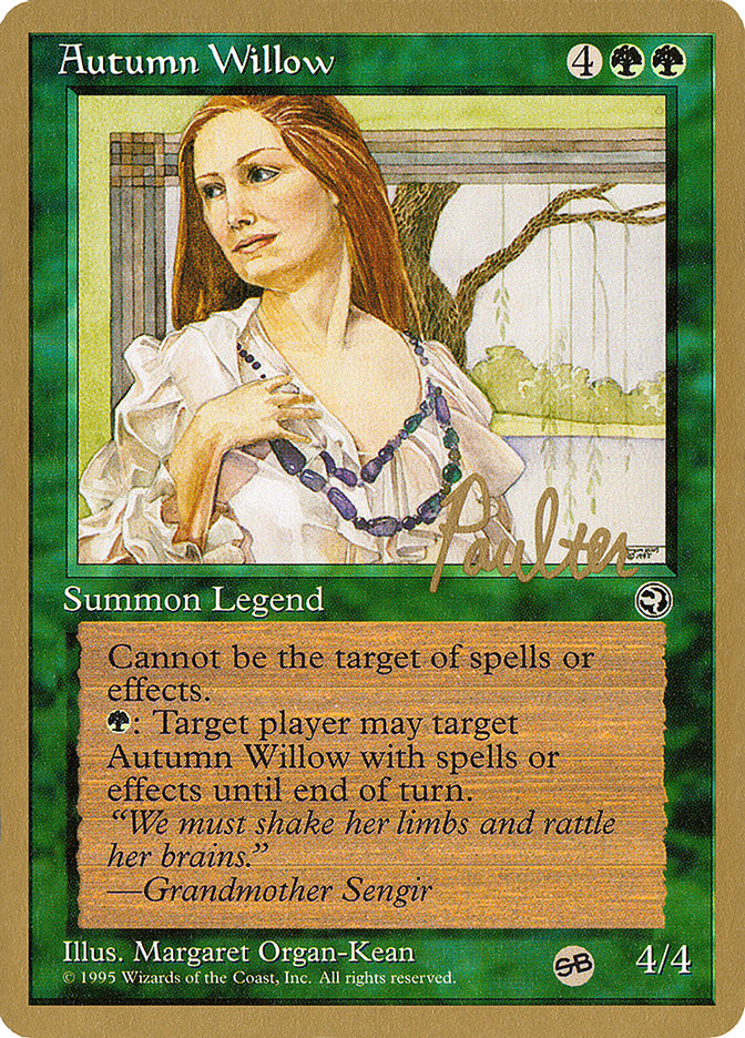 Autumn Willow (Preston Poulter) (SB) [Pro Tour Collector Set] | Grognard Games