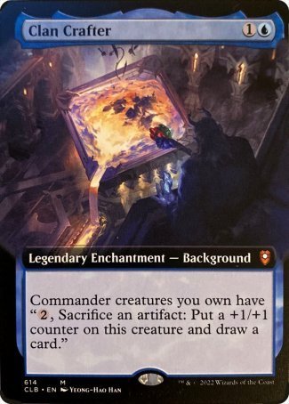 Clan Crafter (Extended Art) [Commander Legends: Battle for Baldur's Gate] | Grognard Games