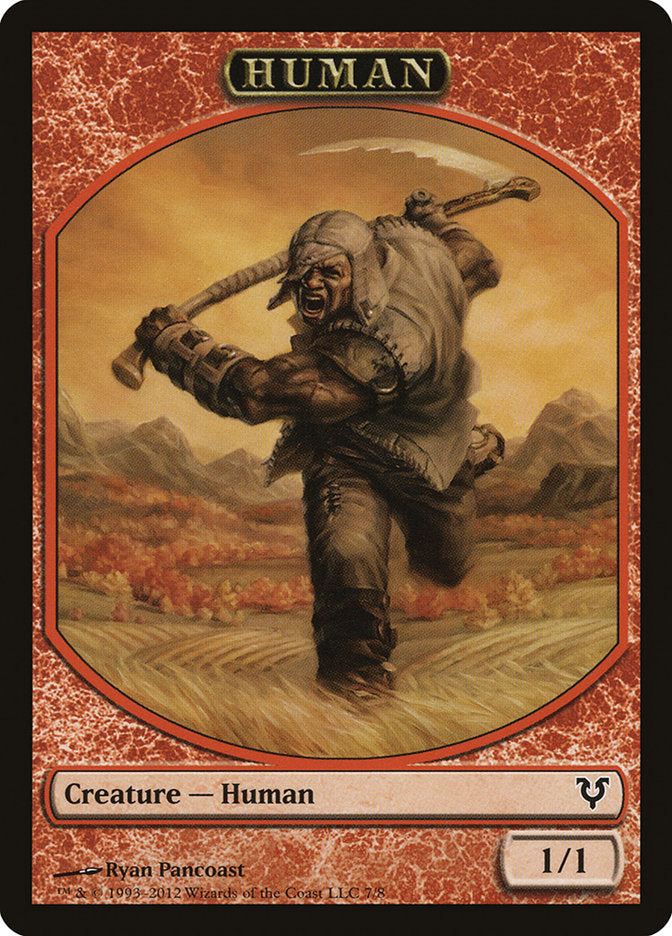 Human (7/8) [Avacyn Restored Tokens] | Grognard Games