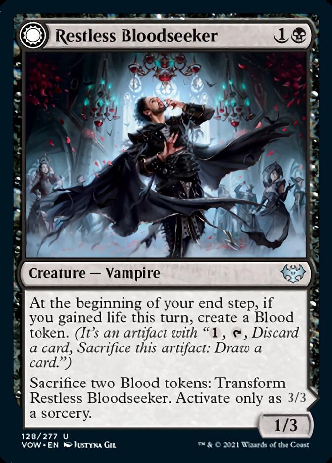 Restless Bloodseeker // Bloodsoaked Reveler [Innistrad: Crimson Vow] | Grognard Games