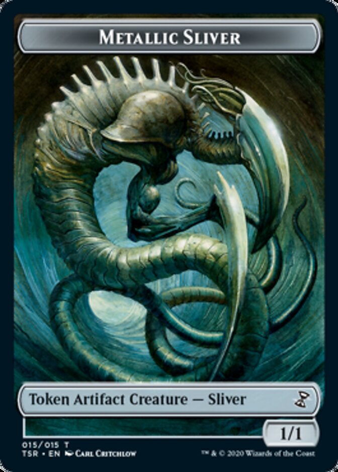 Metallic Sliver Token [Time Spiral Remastered Tokens] | Grognard Games