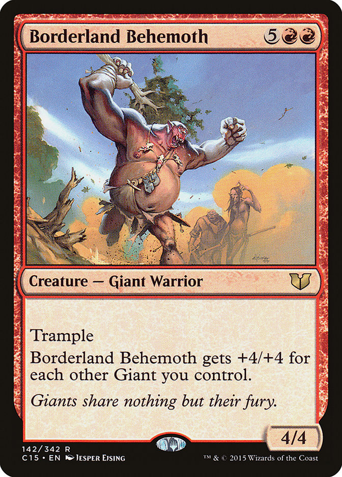 Borderland Behemoth [Commander 2015] | Grognard Games