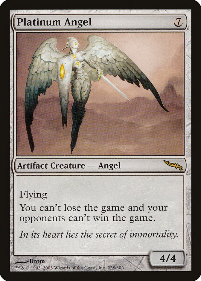 Platinum Angel [Mirrodin] | Grognard Games